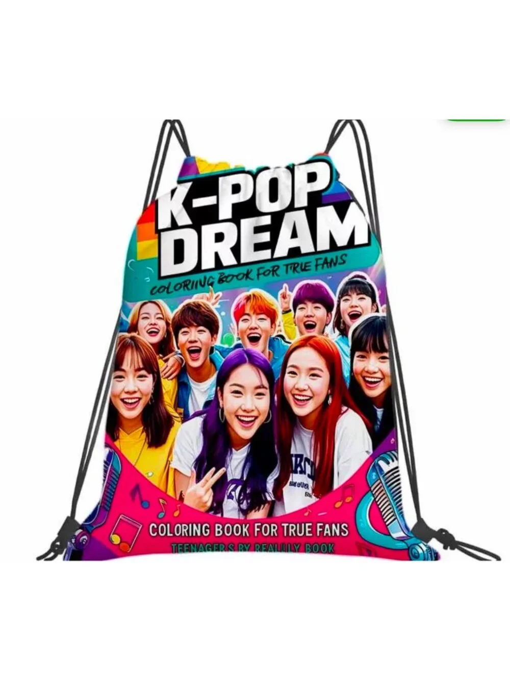 K-Pop Dream Drawstring Backpack